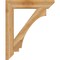 Ekena Millwork Imperial Slat Rough Sawn Bracket, Western Red Cedar, 6"W x 36"D x 44"H BKT06X36X44IMP06RWR - alternate 4